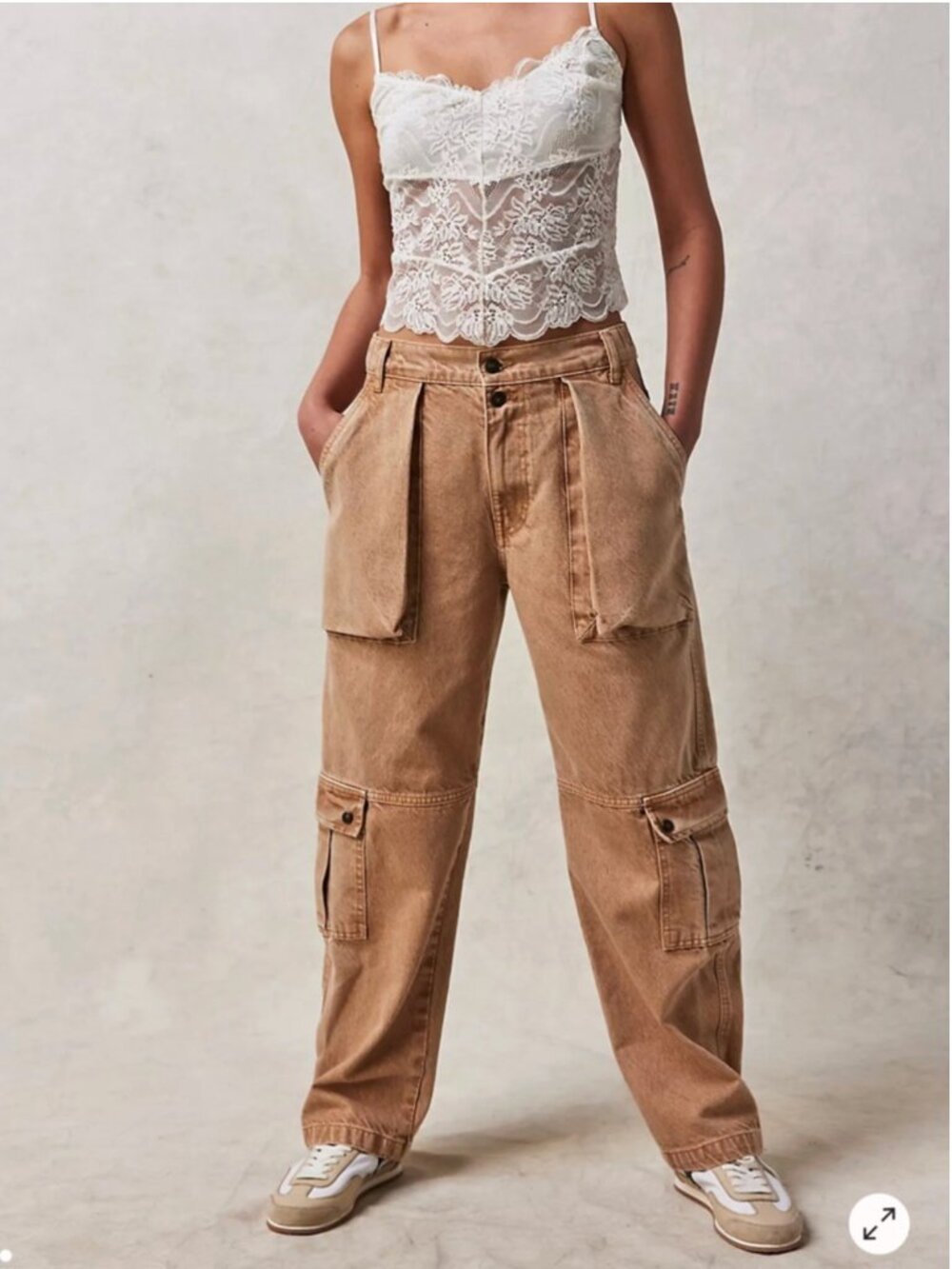 We The Free Women's We The Free Marx Slouchy Cargo Jeans Size 27